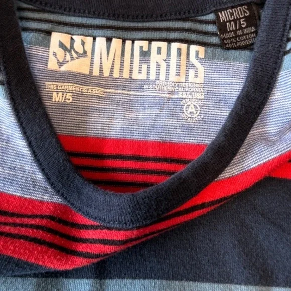 Disney Jumping Beans Mickey Mouse & Micros Striped Tank Tops Boys 5T Set of 2 - Picture 2 of 5